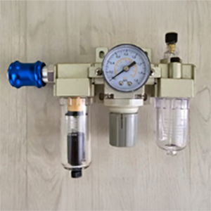Pneumatic filter, regulator and lubricator